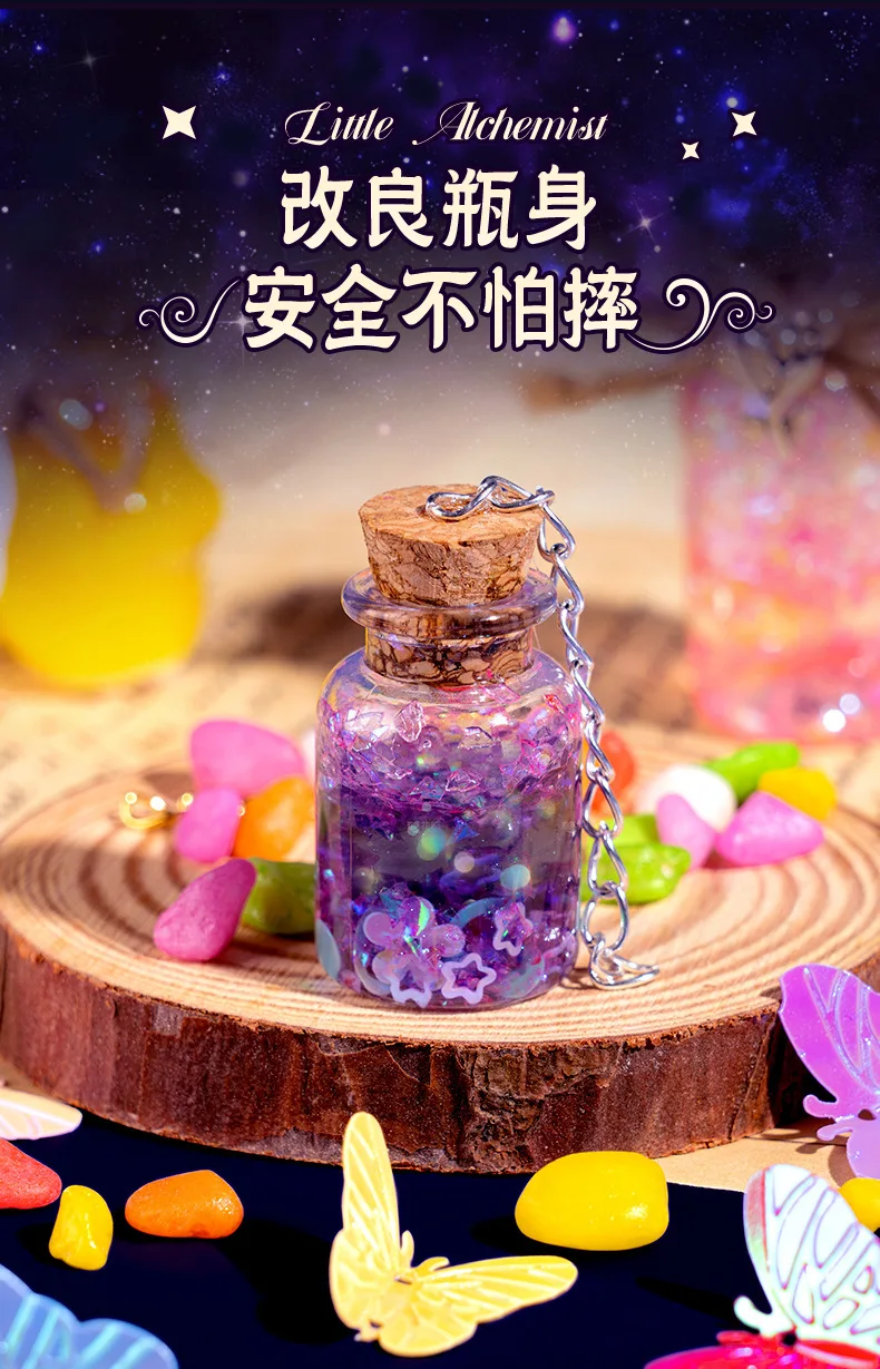Little Magician Potion, Children's DIY Wizard Toys, Creative Experiments DIY Ornament Toys Gift for Christmas/Birthday/Halloween