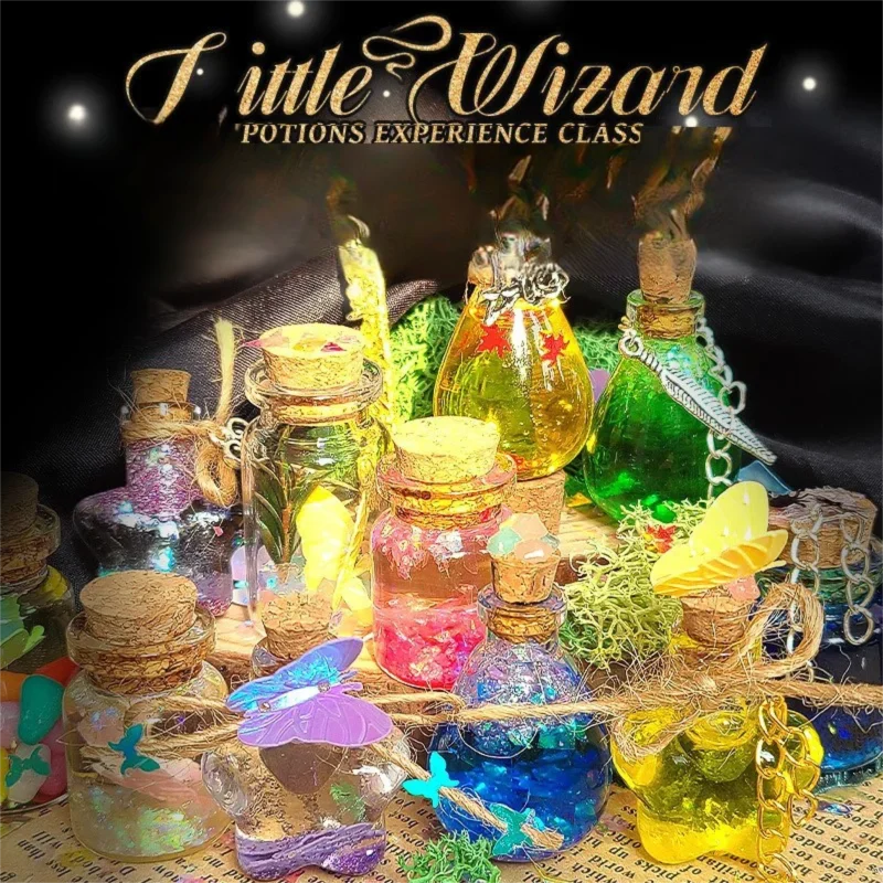 Little Magician Potion, Children's DIY Wizard Toys, Creative Experiments DIY Ornament Toys Gift for Christmas/Birthday/Halloween