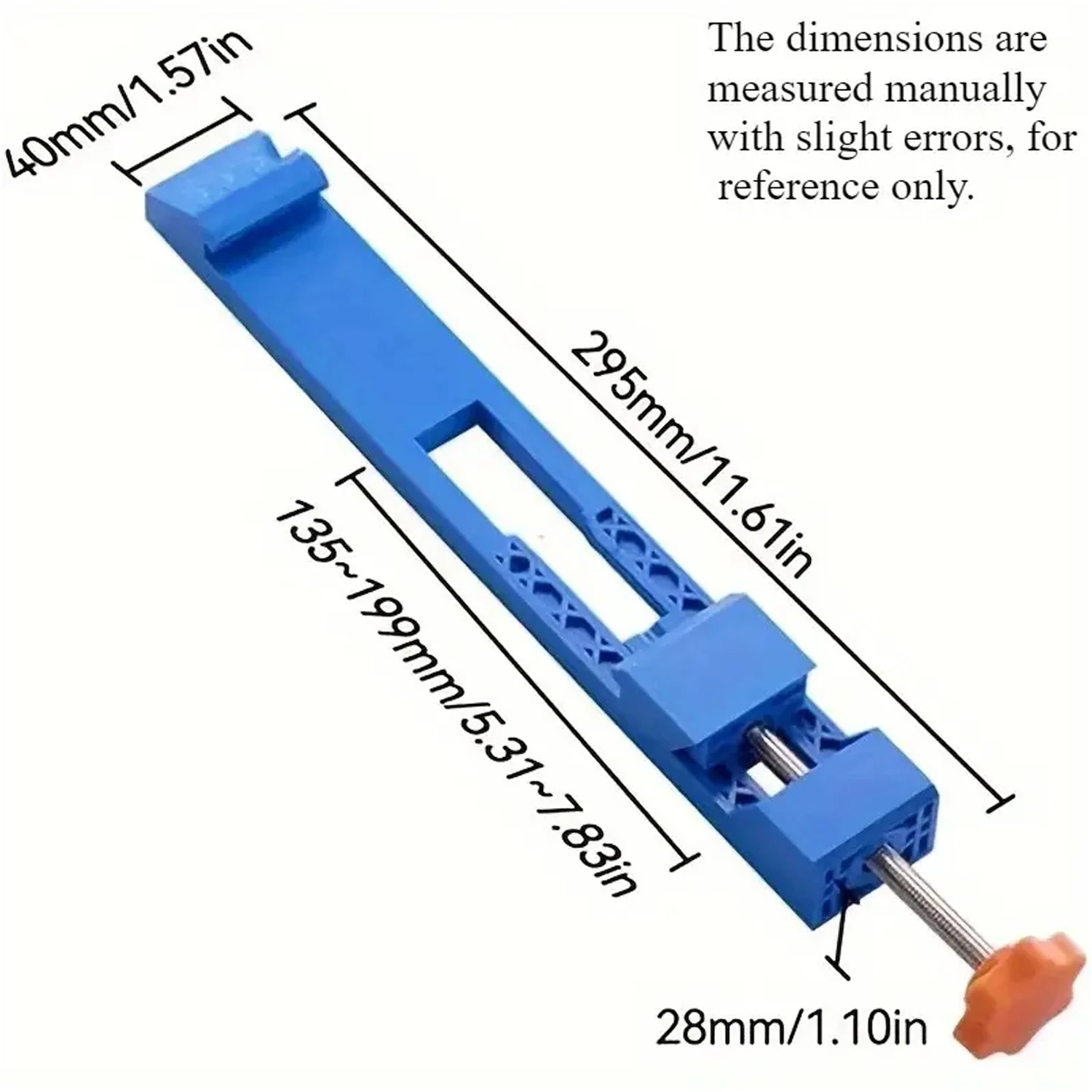 1Pc/2Pcs High-Quality Adjustable Cutting Machine Base Guide Rail Abs Circular Saw Milling Positioning Clamp Locking Tool Holder, Halloween and Christmas Gift for Husband, Dad, or Men