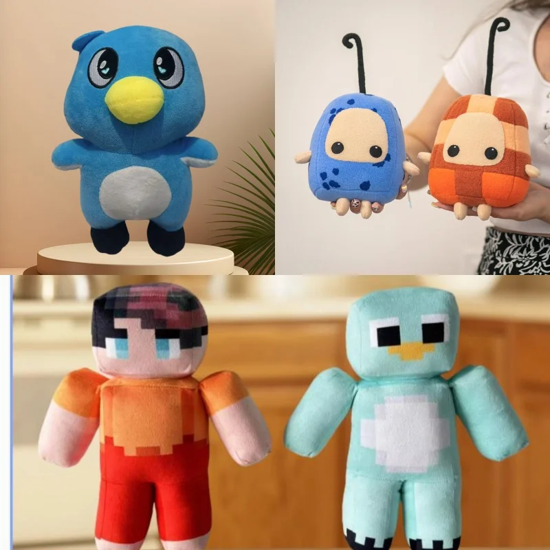 Cute Milo and Chip Plushie Plush Toy Penguin Toy Game Doll Birthday And Christmas Gifts For Children Plush Toy Cartoons Doll
