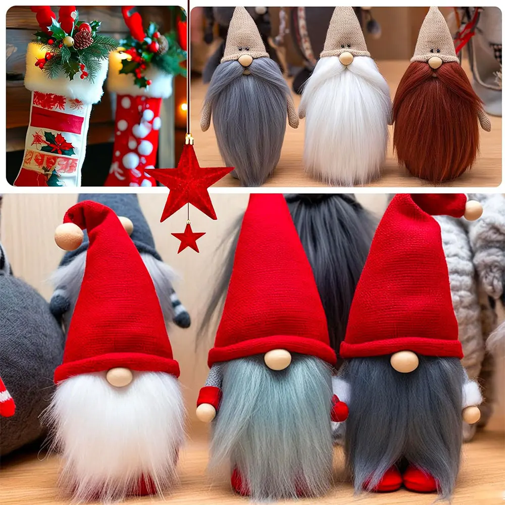 1.5 Meters Faux Fur Fabric Costume DIY Soft Supplies Crafting Toy Fuzzy for Hat Shoes Holiday Clothing Christmas Tree Decoration