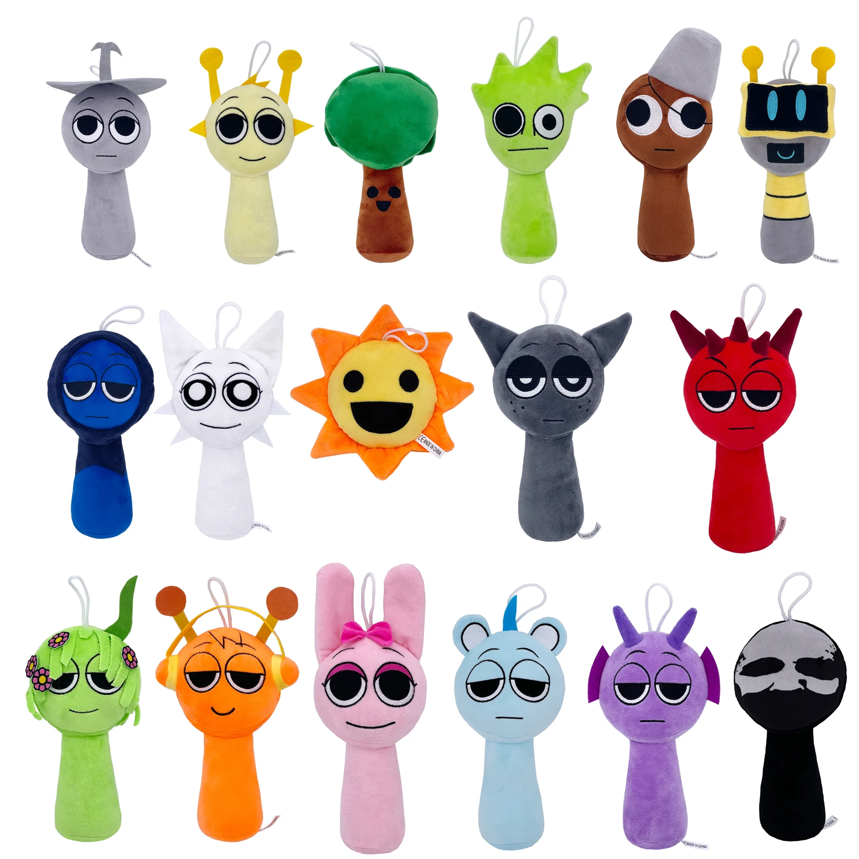 20cm Sprunki Plush Toys Sprunki Plush Doll Sprunki Game Pillow Kids Birthday Gifts Stuffed Dolls Christmas Gift