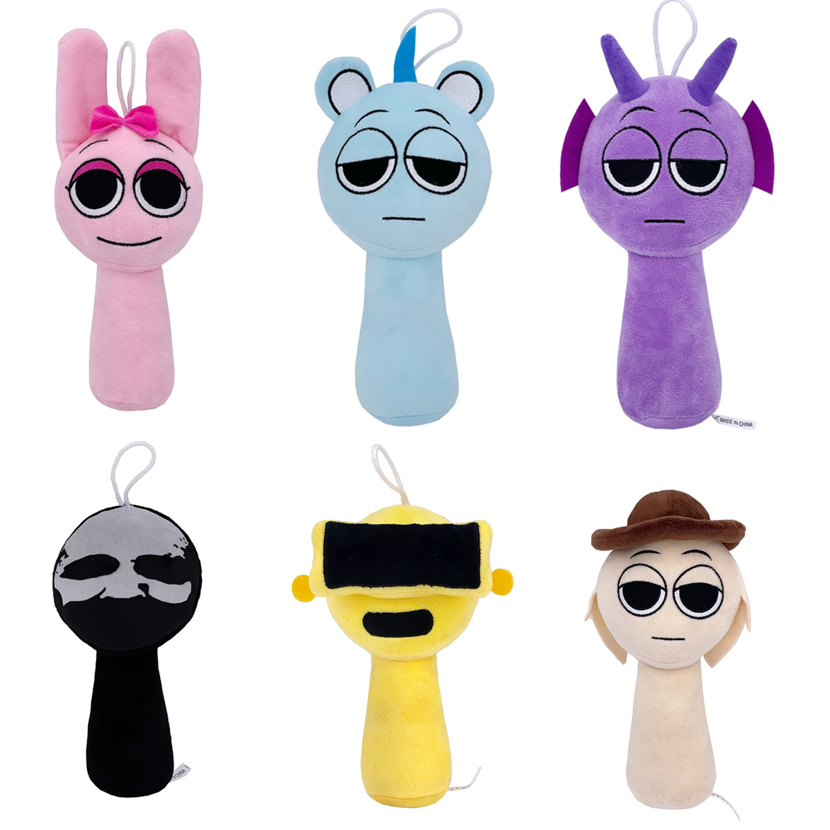 20cm Sprunki Plush Toys Sprunki Plush Doll Sprunki Game Pillow Kids Birthday Gifts Stuffed Dolls Christmas Gift