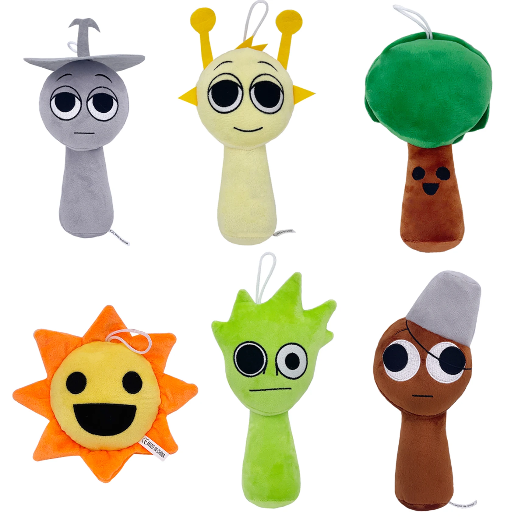 20cm Sprunki Plush Toys Sprunki Plush Doll Sprunki Game Pillow Kids Birthday Gifts Stuffed Dolls Christmas Gift