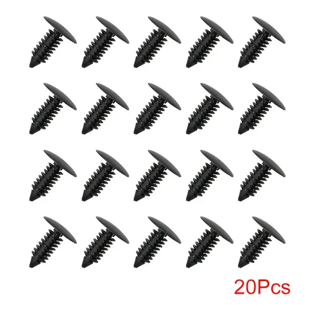 20/50PCS Gm Christmas Tree Barb Riveted Roof Trunk Interior Board Barb Nylon Plastic Card With Willow Nails Car Clip