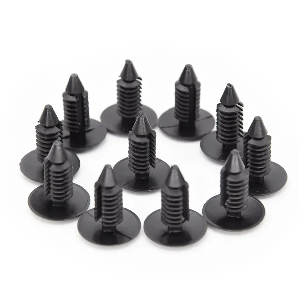 20/50PCS Gm Christmas Tree Barb Riveted Roof Trunk Interior Board Barb Nylon Plastic Card With Willow Nails Car Clip