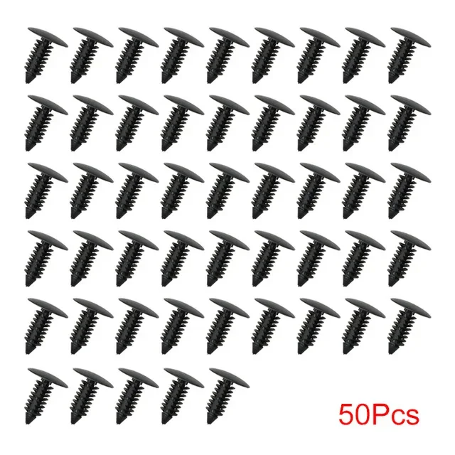 20/50PCS Gm Christmas Tree Barb Riveted Roof Trunk Interior Board Barb Nylon Plastic Card With Willow Nails Car Clip