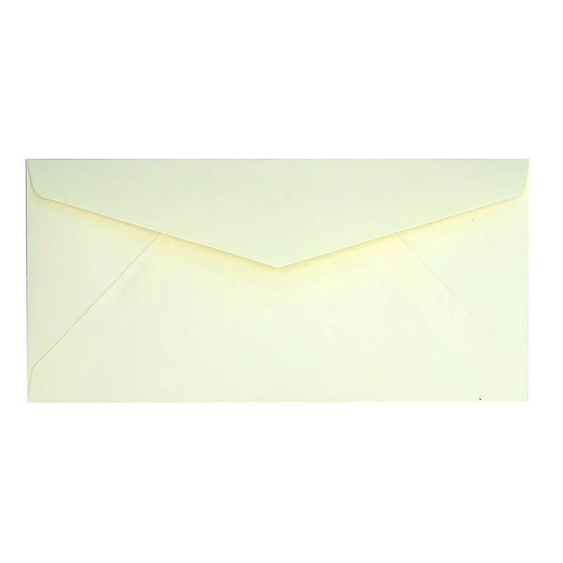 10Pcs Vintage Kraft Paper Envelopes Blank A4 Triangle Cowhide Handmade Black Set Writing Christmas Invitations 22*11CM