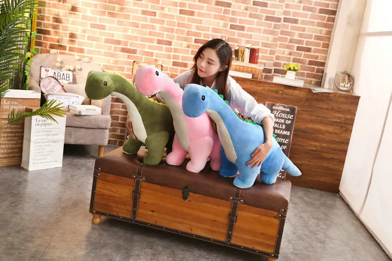 32cm-100cm New Colorful Plush Dinosaur Toys Stuffed Dolls Kids Boys Girls Gift Birthday Christmas Brinqedos