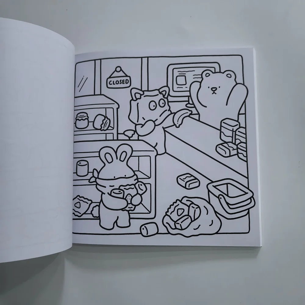 Silly Crimes: Cozy and Funny Coloring Book for Adults Cute Drawing Book Perfect Christmas Gift for Party and Birthday