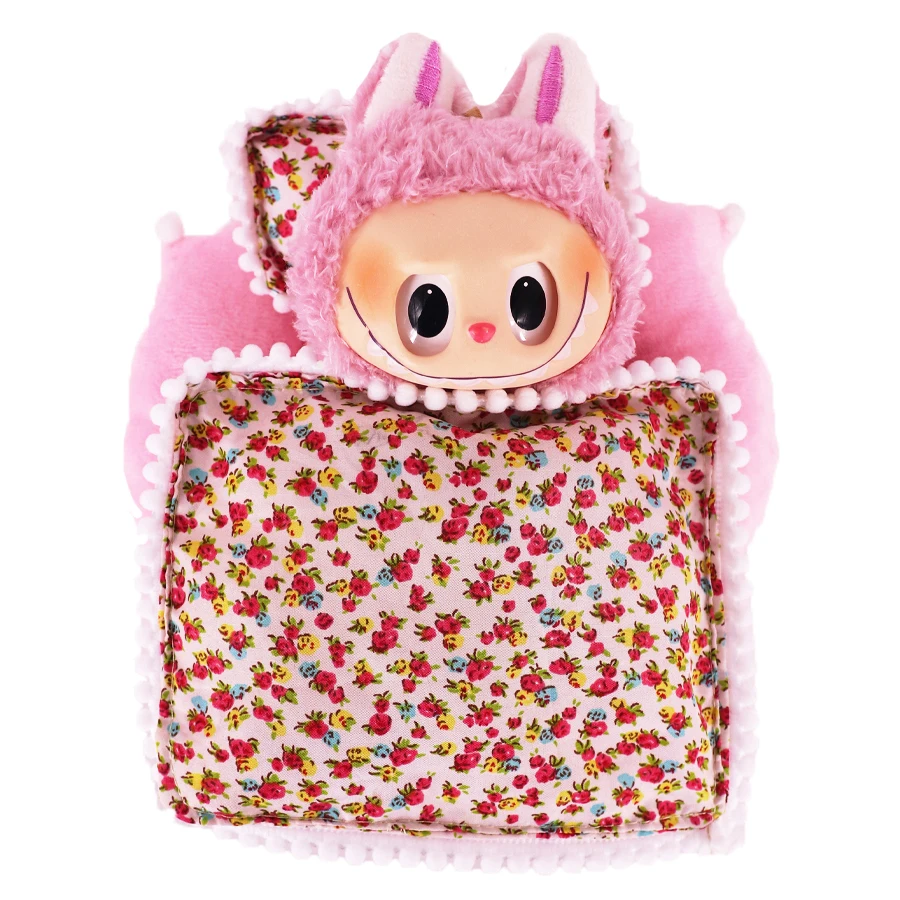 Doll Bedding Furniture For labubu 17cm Plush Doll Clothes Accessories Girl‘s Toys Birthday Christmas Gift