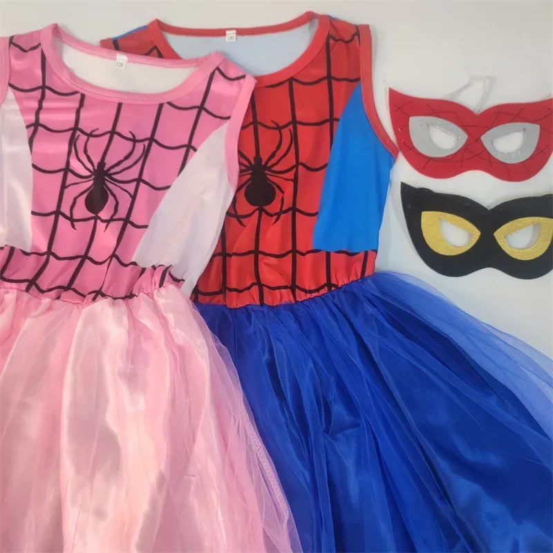 Movie Children Spidergirls Spider Girls Costumes Cosplay Kids Fancy Dress Christmas New Year Party Clothing