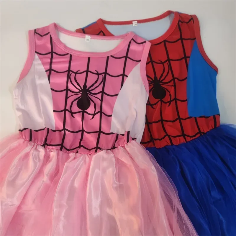 Movie Children Spidergirls Spider Girls Costumes Cosplay Kids Fancy Dress Christmas New Year Party Clothing