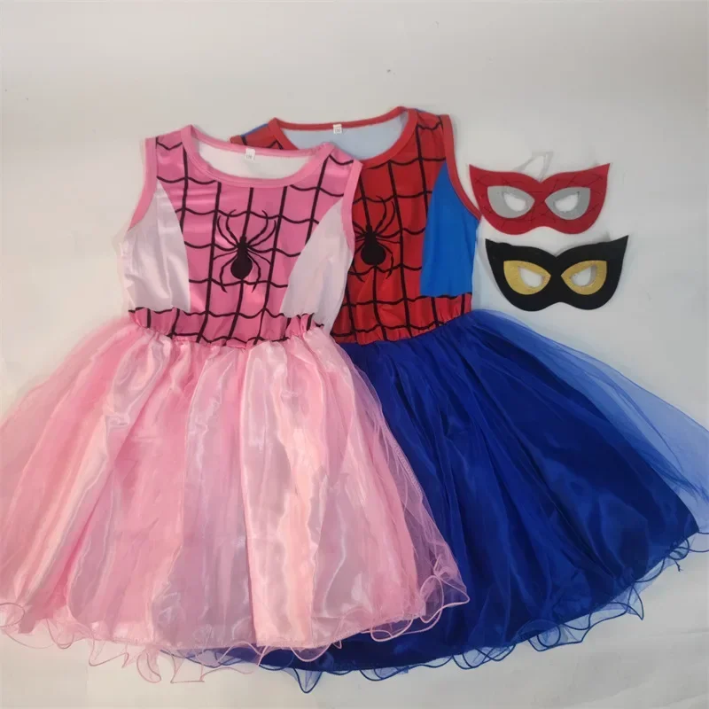 Movie Children Spidergirls Spider Girls Costumes Cosplay Kids Fancy Dress Christmas New Year Party Clothing