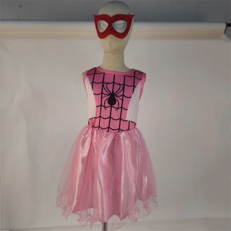 Movie Children Spidergirls Spider Girls Costumes Cosplay Kids Fancy Dress Christmas New Year Party Clothing