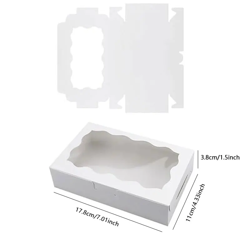 15/30pcs Kraft Paper Gift Boxes Cookies,Bread,Candy And More-Suitable For Thanksgiving,Christmas,Weddings,Birthdays