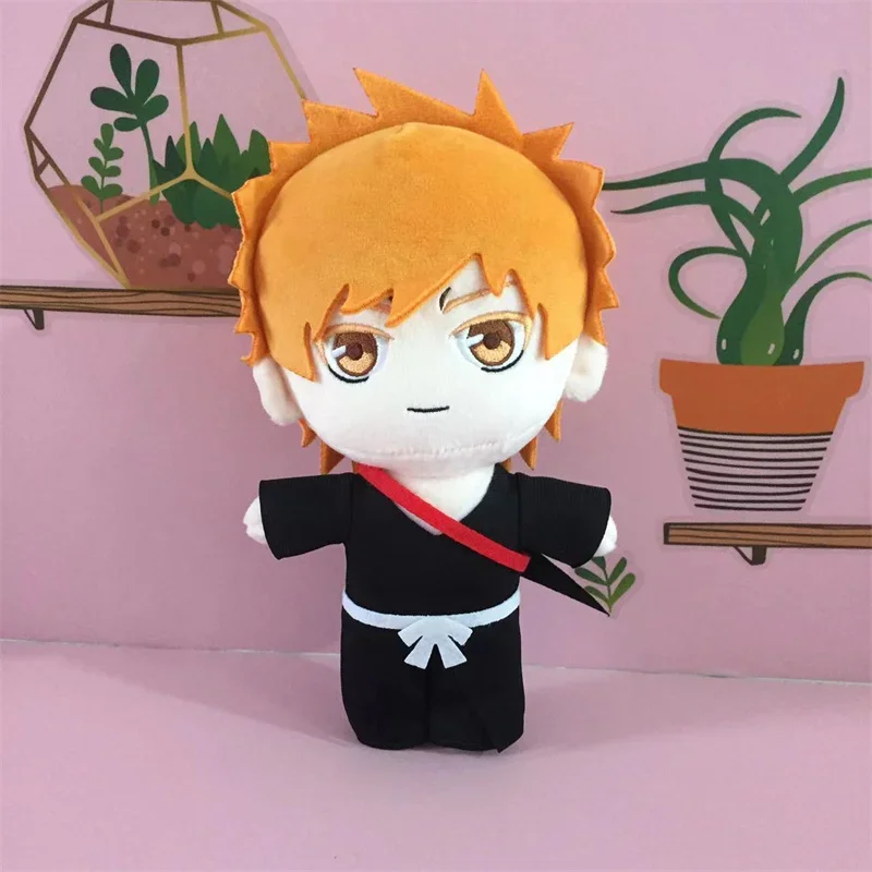 Smoke BLEACH Plush ToysKurosaki Ichigo Kuchiki Rukia Kuchiki Byakuya Ichimaru Gin Cosplay Plushie Stuffed Doll Christmas Gifts