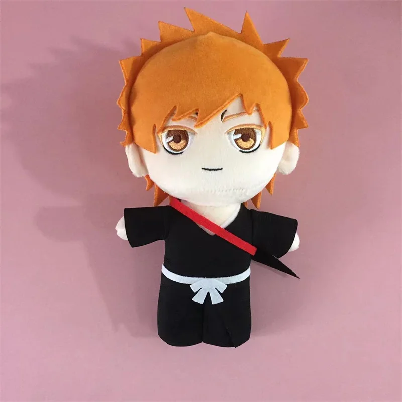 Smoke BLEACH Plush ToysKurosaki Ichigo Kuchiki Rukia Kuchiki Byakuya Ichimaru Gin Cosplay Plushie Stuffed Doll Christmas Gifts