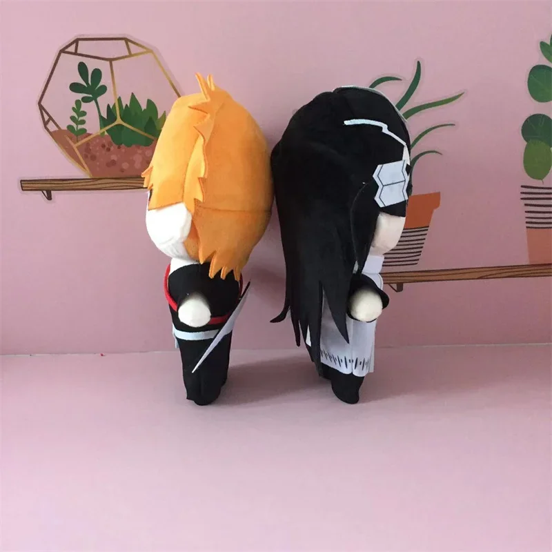 Smoke BLEACH Plush ToysKurosaki Ichigo Kuchiki Rukia Kuchiki Byakuya Ichimaru Gin Cosplay Plushie Stuffed Doll Christmas Gifts
