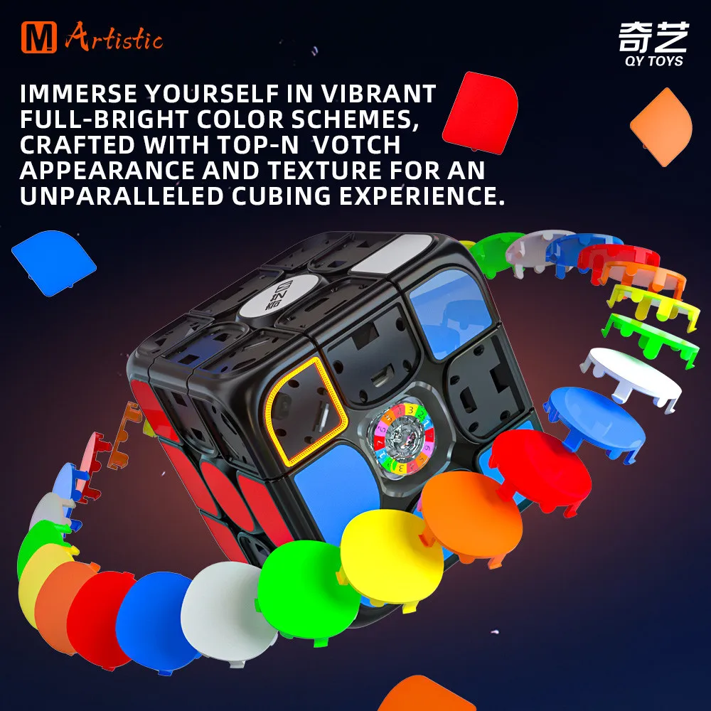 QiYi 2x2 3x3 4x4 7x7 Warrior M Pro Magnetic Magic Cube Professional Speed Puzzle Education Toys Christmas Gifts Cubo Magico Toys