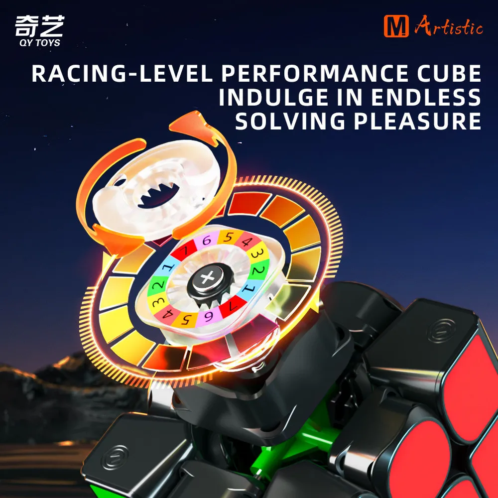 QiYi 2x2 3x3 4x4 7x7 Warrior M Pro Magnetic Magic Cube Professional Speed Puzzle Education Toys Christmas Gifts Cubo Magico Toys