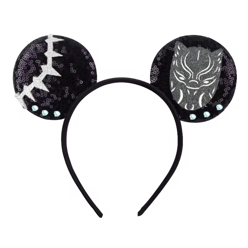 Boys Cute Mouse Ears Headbands Mickey Mouse Hairband With No Bow Party Festival Cosplay Christmas Birthdays Hair Accessories