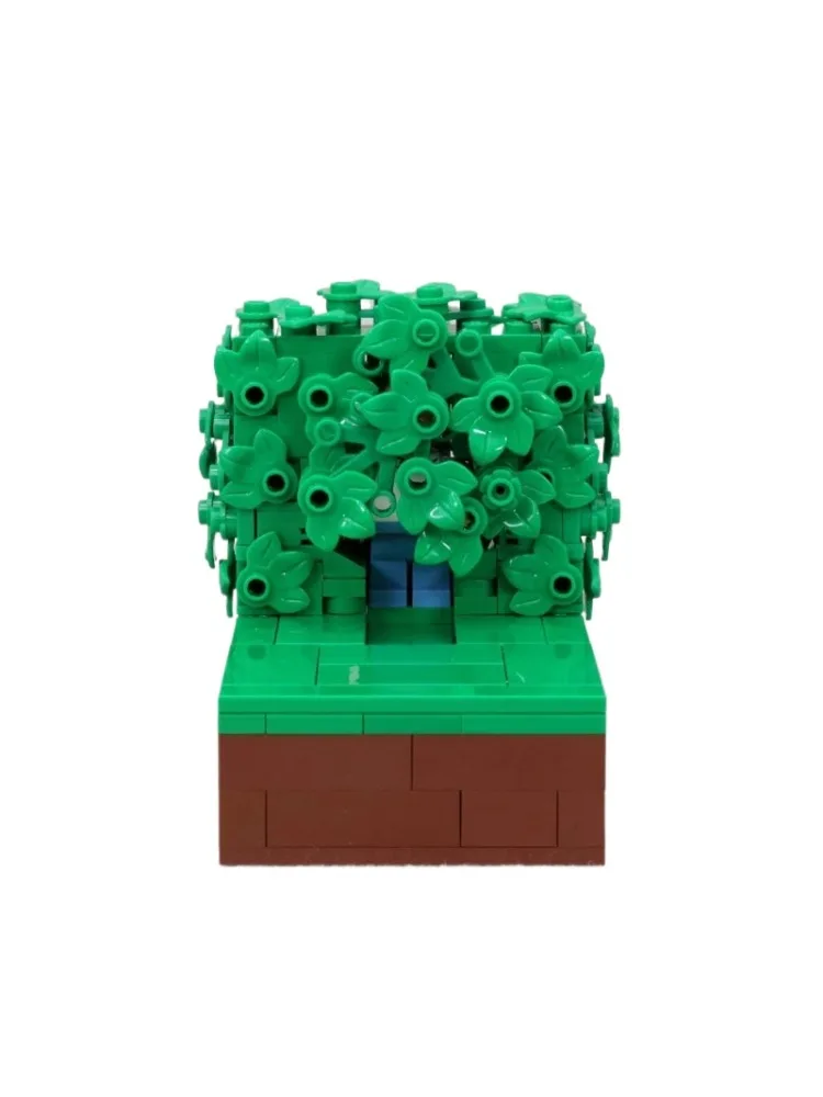 MOC Building Block Homer Backing Into the Bushes Technology Bricks Birthday Christmas Holiday DIY Gifts Adults Toys