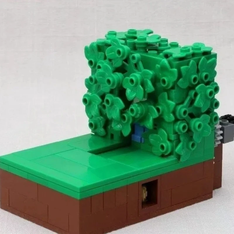 MOC Building Block Homer Backing Into the Bushes Technology Bricks Birthday Christmas Holiday DIY Gifts Adults Toys