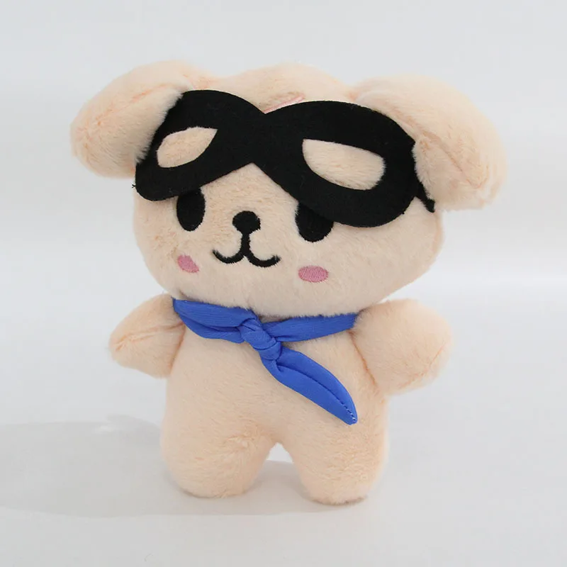 Cute Various Shape Dog Plush Keychain Small Pendant Kids Toys Backpack Hangings Stuffed Animals Key Ring Christmas Birthday Gift