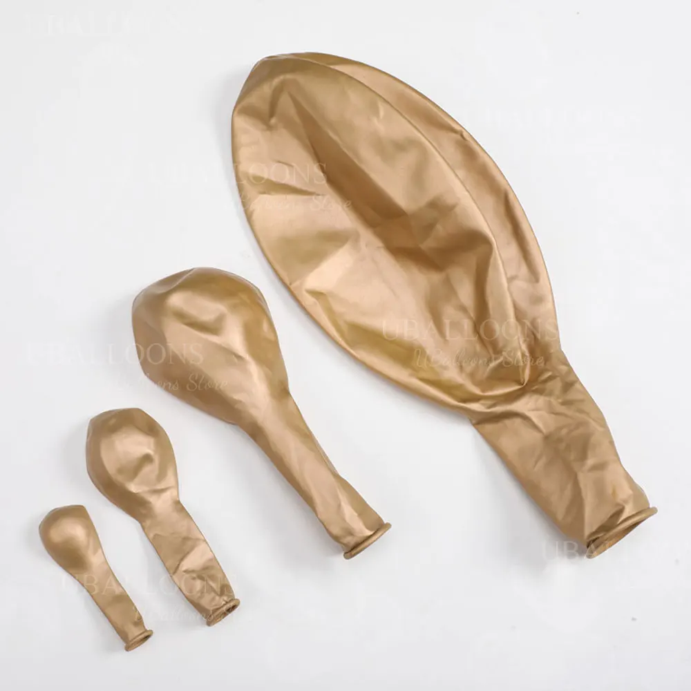 Chrome Gold Balloons Garland 5 10 12 18inch Metallic Gold Chrome Balloons Arch for Birthday Christmas Wedding Party Decorations