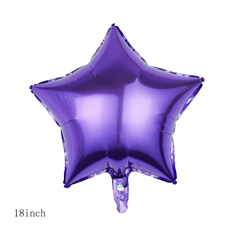 1/5/10Pcs Gold Star Foil Balloons for Birthday 18Inch Star Shaped Balloons for Wedding Baby Shower Mubarak Christmas Party Decor