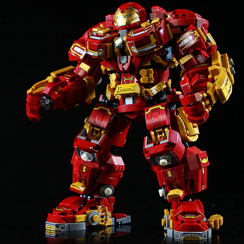 Marvel Superheroes MOC Building Blocks 2000+Pcs Iron Man Bricks Set Ornament Creative Toys Christmas Gifts for Kids Boys Adult