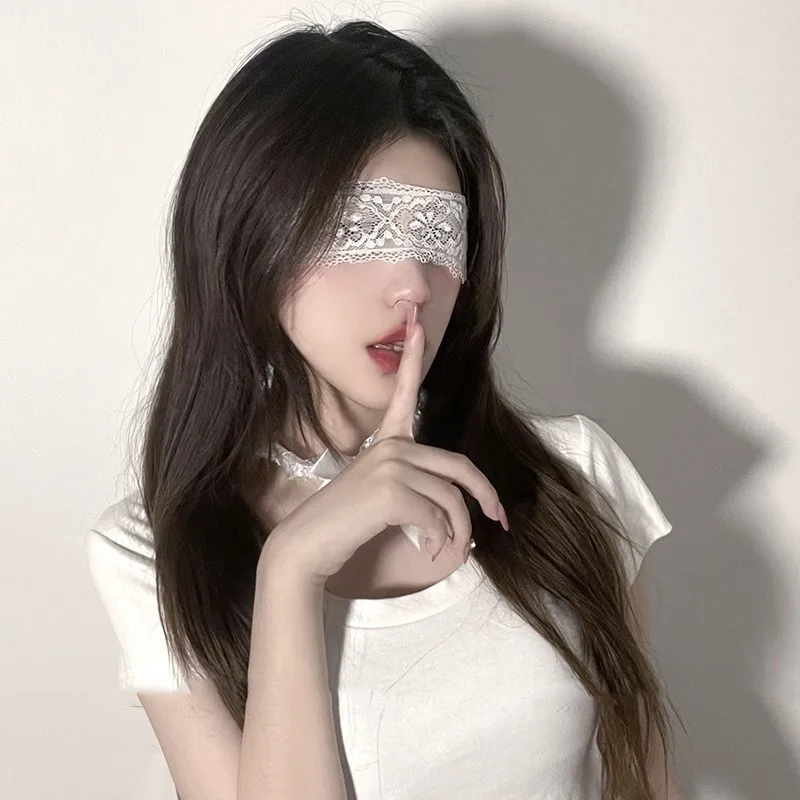 Lolita Lace Eye Mask Lady Hollow Lace Masquerade Face Mask Cosplay Prom Party Props Christmas Nightclub Fancy Dress Costumes