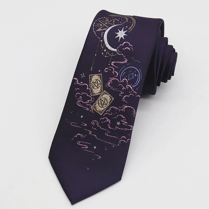 Anime Cosplay Ties Harajuku Men Women Uniform Black College Clothing Adult Student Accessories Necktie Christmas Gifts