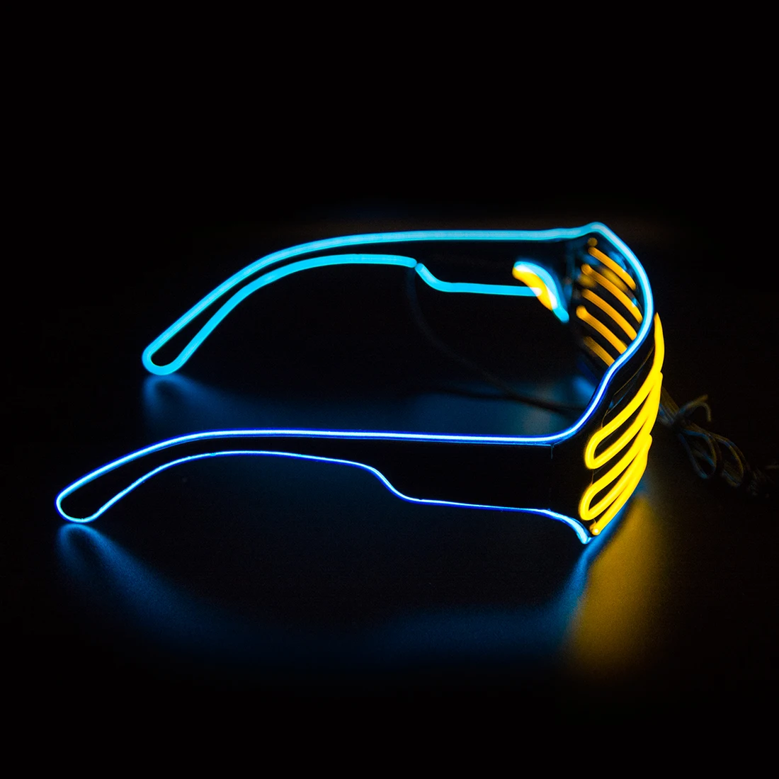 Glowing Glasses LED Gafas Luminous Bril Neon Christmas Glow Sunglasses Flashing Light Glass for Party Supplies Prop Costumes New