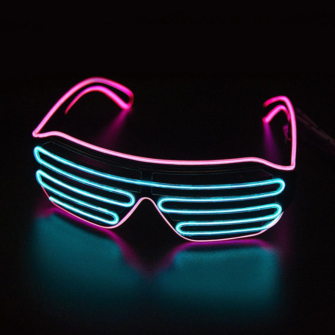 Glowing Glasses LED Gafas Luminous Bril Neon Christmas Glow Sunglasses Flashing Light Glass for Party Supplies Prop Costumes New