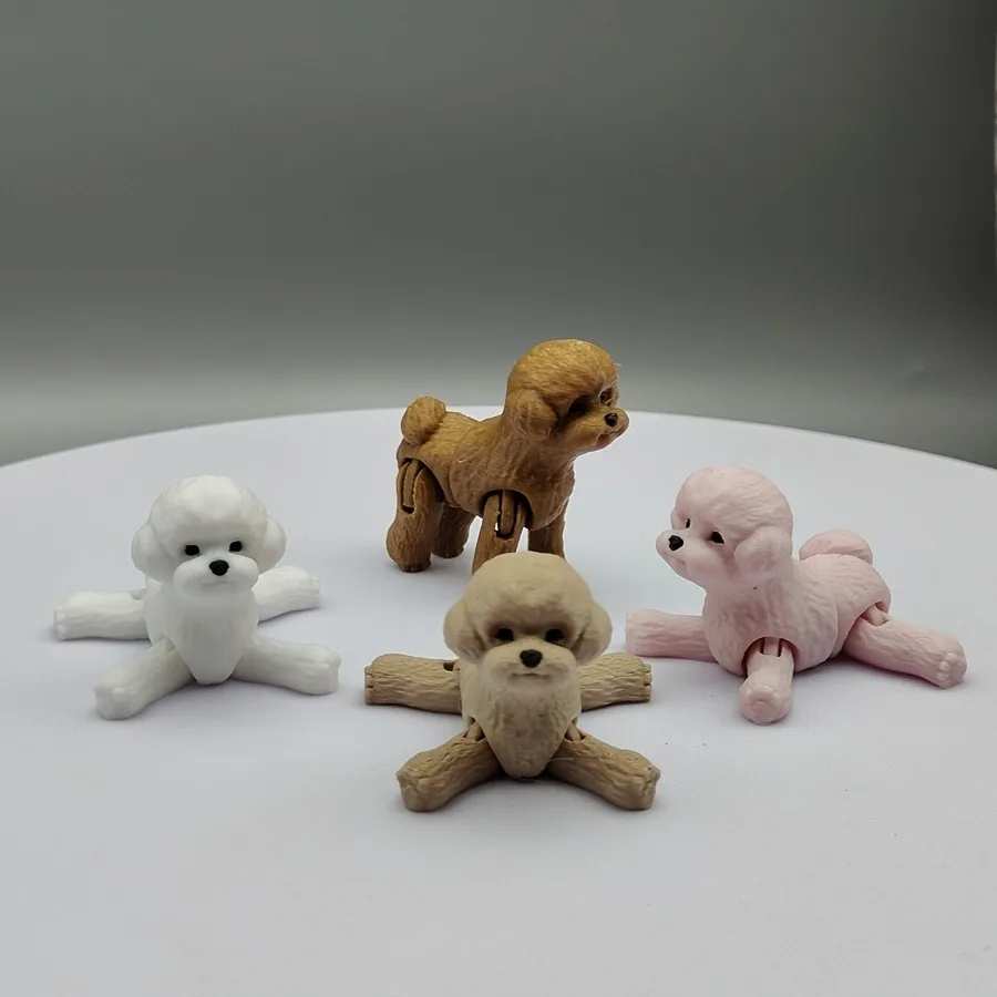 3D Printed Poodle Statue, Plastic Dog Decoration for Events, Holiday Home Kitchen Decoration, Christmas and Halloween