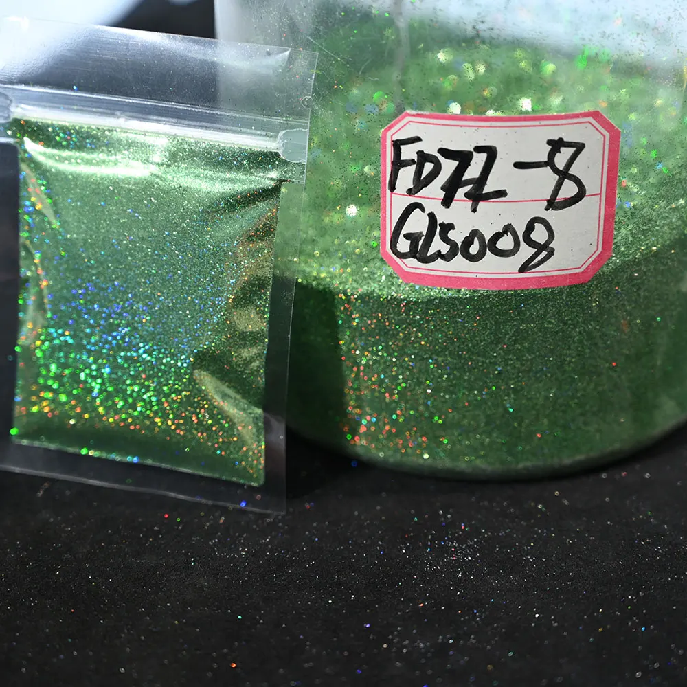 0.2mm Christmas Laser Chrome Red Glitter Powder 10G Ultra Fine Holographic Nail Pigment for Nail Gel Polish Reflective Pigment