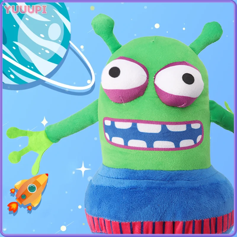 Bot Robot Plush Toys Alien Robot Stuffed Game Peripheral Game Fans Kids Birthday Gifts Christmas Gifts Back to School Anime Gift