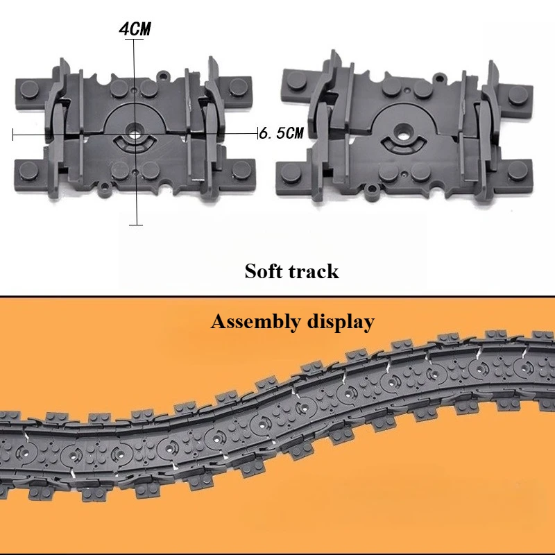 Creative MOC City Traffic Straight Track Curve Lane Change and Track Building Blocks for Children-Boys' Christmas Gift
