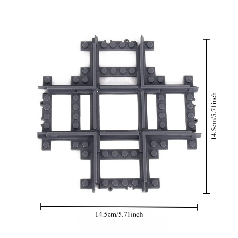 Creative MOC City Traffic Straight Track Curve Lane Change and Track Building Blocks for Children-Boys' Christmas Gift