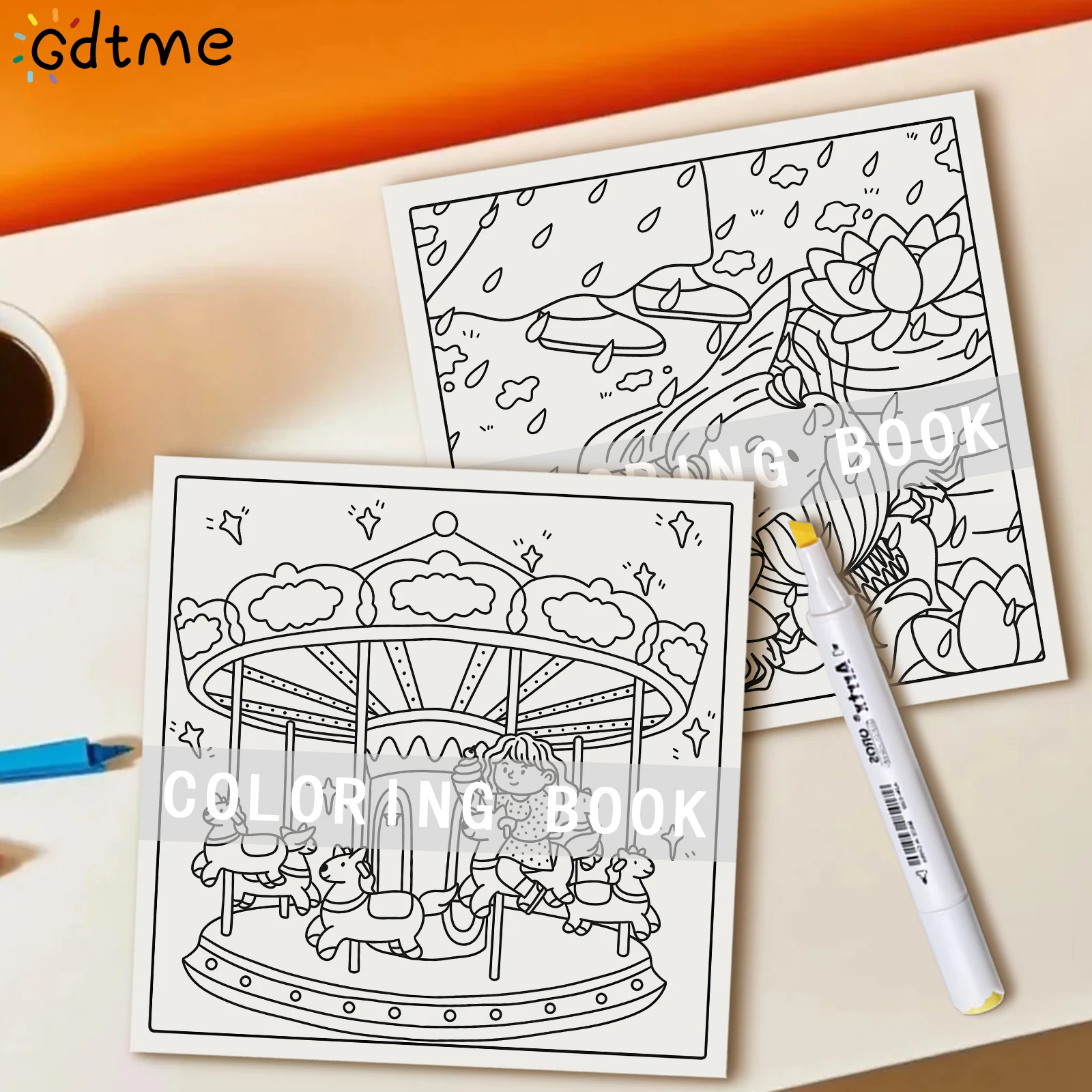 Christmas Girl Cozy Festive Coloring Book for Adults Bold & Easy Anti Anxiety Stress Relief Art Activity Book Perfect Gift