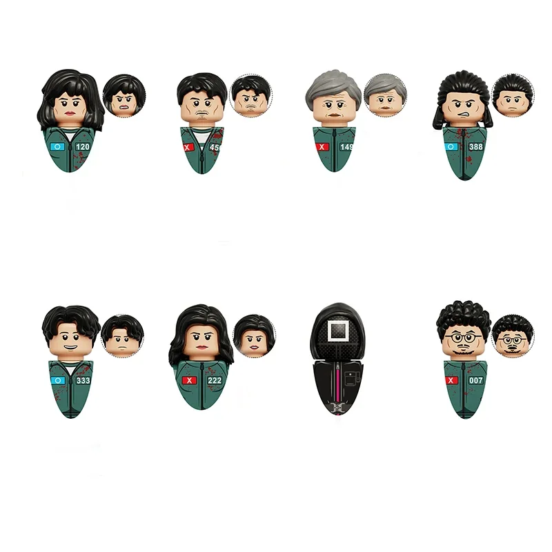 New Anime Cartoon TV Bricks Toy Dolls Building Blocks Assemble Toys Model Children Christmas Gifts