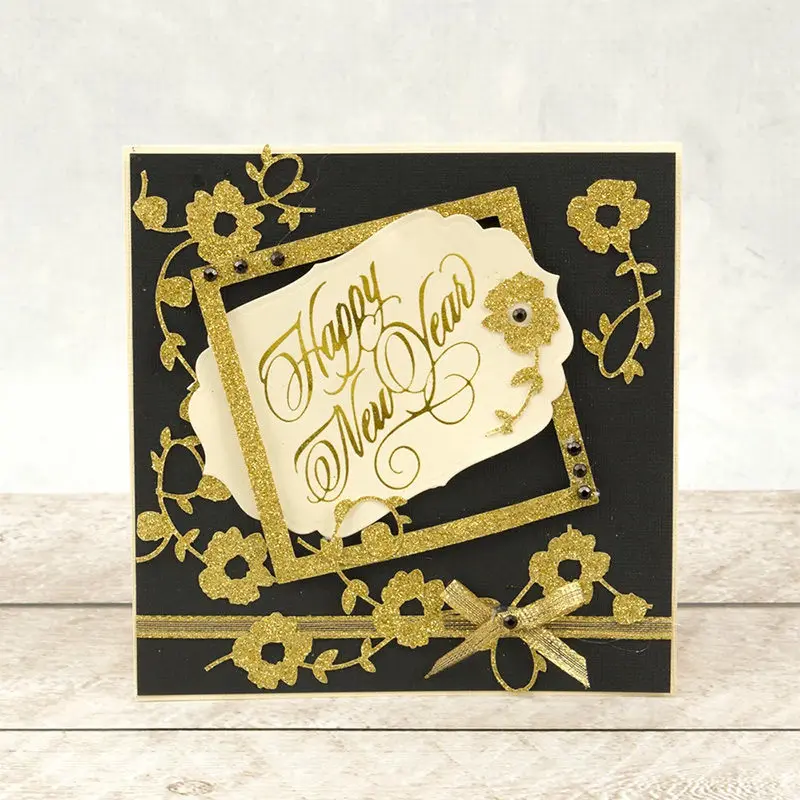 Reindeer Christmas Tree Snowflake Metal Hot Foil Plate for DIY Scrapbooking Photo Album Embossing Paper Cards Making Crafts