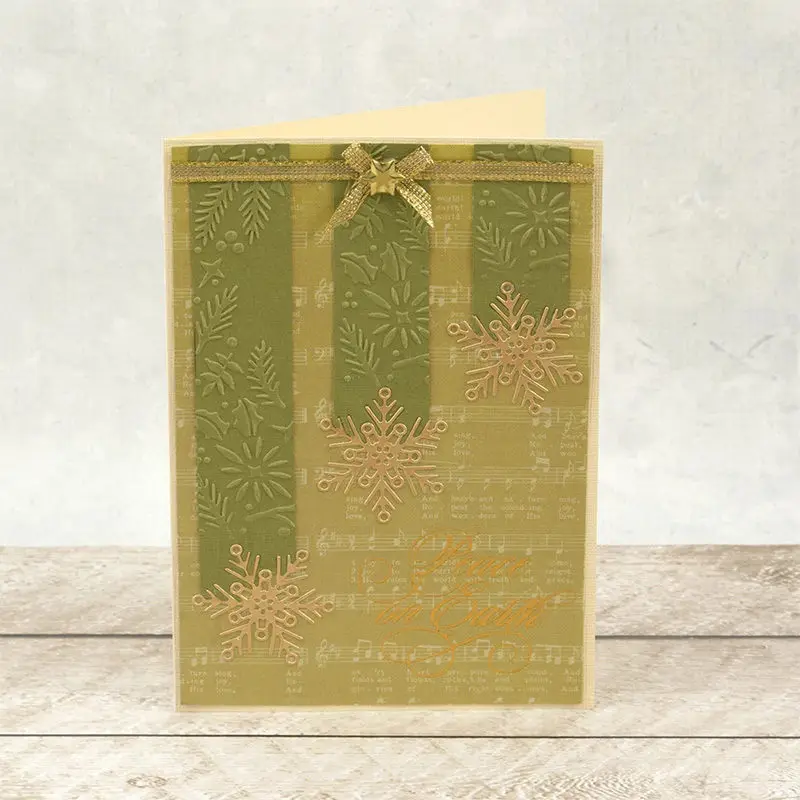 Reindeer Christmas Tree Snowflake Metal Hot Foil Plate for DIY Scrapbooking Photo Album Embossing Paper Cards Making Crafts
