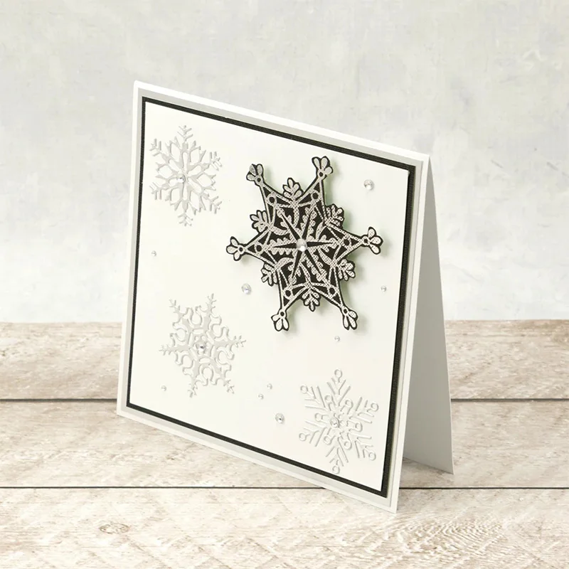 Reindeer Christmas Tree Snowflake Metal Hot Foil Plate for DIY Scrapbooking Photo Album Embossing Paper Cards Making Crafts