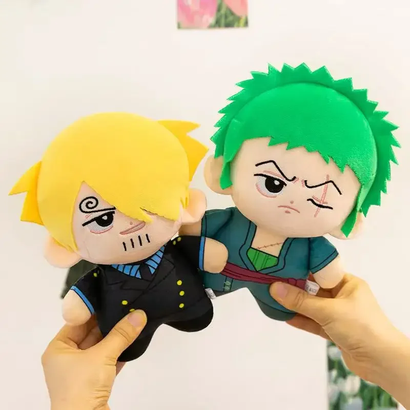 HOT Luffy Zoro Ace Sanji Plush Toy doll Backpack HangingsAnime  toys 23cm Plush Kid Christmas Gift Toys Cute Doll Birthday Gifts