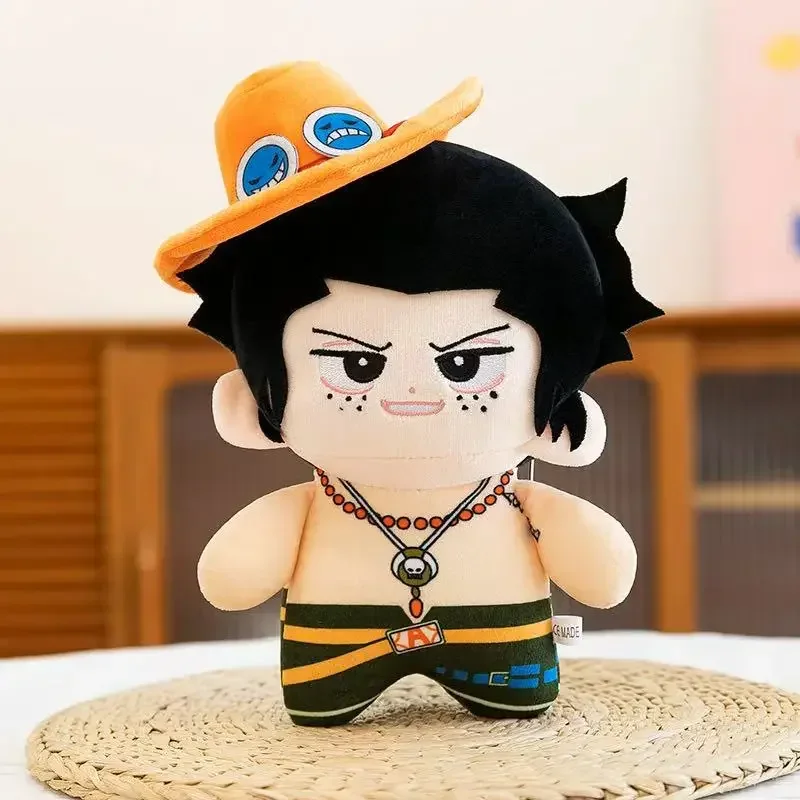 HOT Luffy Zoro Ace Sanji Plush Toy doll Backpack HangingsAnime  toys 23cm Plush Kid Christmas Gift Toys Cute Doll Birthday Gifts