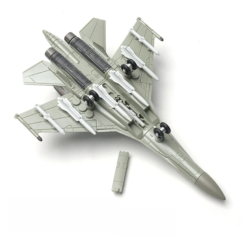 1/100 SU-35 Super Flanker Multi-Role Fighter Model Creative Military Series Building Blocks Assembled Toys For Christmas Gifts