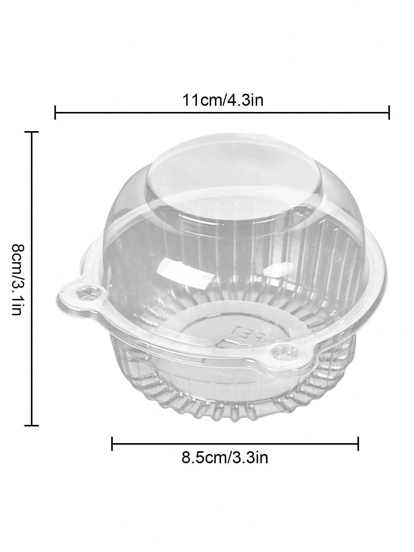 20/40pcs Cupcake Packaging Boxs Cake Box Wedding Muffins Dessert Disposable Container Party Picnics Christmas Decor